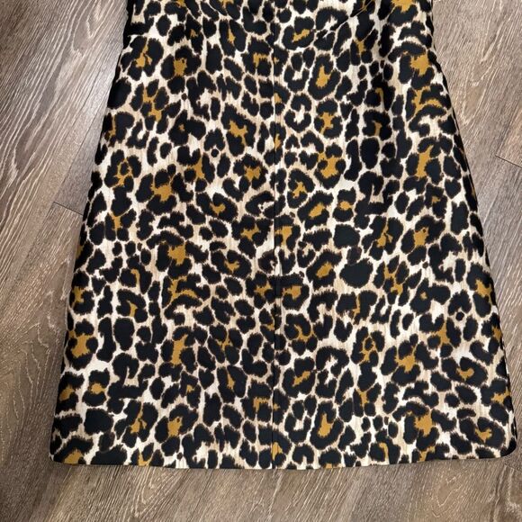 J. Crew A line Animal Print shift Dress - Picture 4 of 10